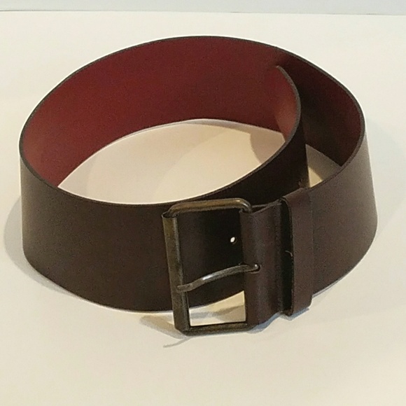 Dolce & Gabbana Accessories - Dolce  & Gabbana Brown Leather Wide Buckle